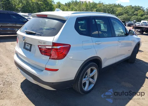 2017 BMW X3 Sdrive28I z USA, uszkodzony, nr VIN 5UXWZ7C34H0V93306